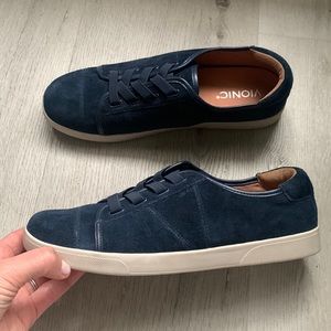 VIONIC Jean Comfort Suede Sneakers Navy Blue Women’s 9